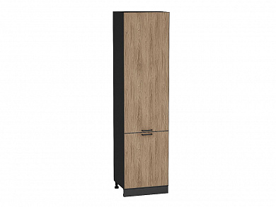 Шкаф пенал с 2-мя дверцами Флэт 2336*600*574 Natural Casella Oak 2S / Graphite