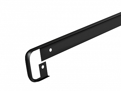 Планка для столешницы соединительная (R9) 38*600*8 МатЧерный