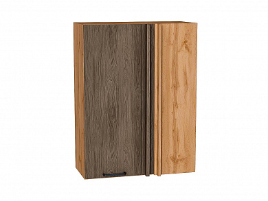 Шкаф верхний прямой угловой Флэт 920*700*345 Brown Casella Oak 2S / Дуб Вотан