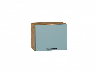Шкаф верхний горизонтальный Флэт 358*450*318 Grey-green In 2S / Дуб Вотан