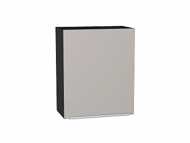 Шкаф верхний с 1-ой дверцей Фьюжн 716*600*320 Clay Silk / Graphite