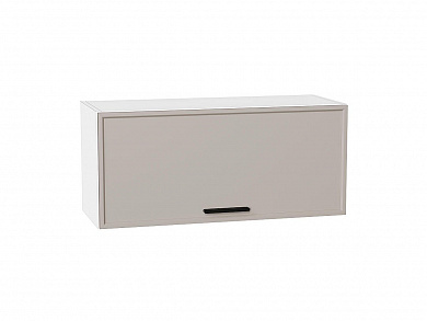 Шкаф верхний горизонтальный Фрейм 358*800*324 Clay Silk / Белый