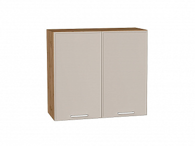 Шкаф верхний с 2-мя дверцами Квадро 716*800*321 Кашемир / Дуб Вотан