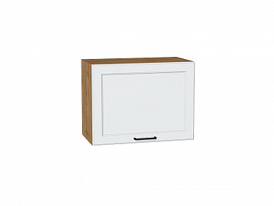 Шкаф верхний горизонтальный Барселона 458*600*324 Белый / Дуб Вотан