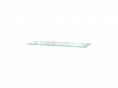 Полка из закаленного стекла для верхнего шкафа 5*768*290 Прозрачный