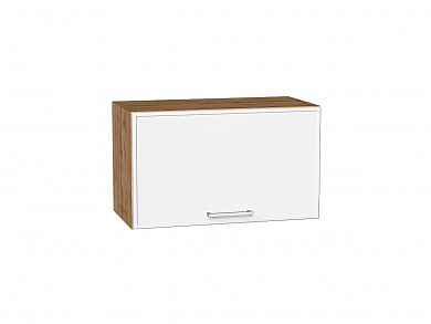 Шкаф верхний горизонтальный Квадро 358*600*321 Белый / Дуб Вотан