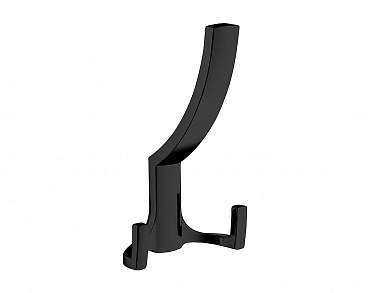 Крючок мебельный трехрожковый 80*60*145 BL Матовый черный