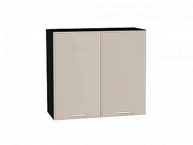 Шкаф верхний с 2-мя дверцами Квадро 716*800*321 Кашемир / Graphite