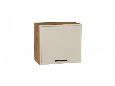 Шкаф верхний горизонтальный Фрейм 458*500*324 Cream Silk / Дуб Вотан