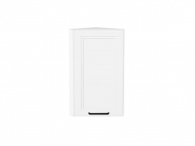 Шкаф верхний торцевой Нео 716*300*306 White Silk / Белый