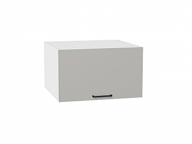 Шкаф верхний горизонтальный глубокий Флэт 358*600*574 Light Grey In 2S / Белый