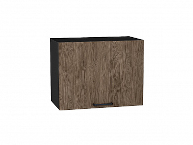 Шкаф верхний горизонтальный Флэт 458*600*318 Brown Casella Oak 2S / Graphite