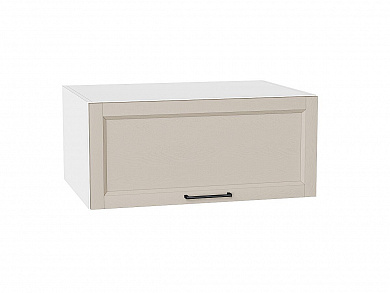 Шкаф верхний горизонтальный глубокий Сканди 358*800*576 Cream Silkwood / Белый
