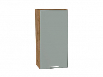 Шкаф верхний с 1-ой дверцей Квадро 920*450*321 Аквамарин / Дуб Вотан