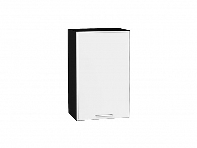 Шкаф верхний с 1-ой дверцей Квадро 716*450*321 Белый / Graphite