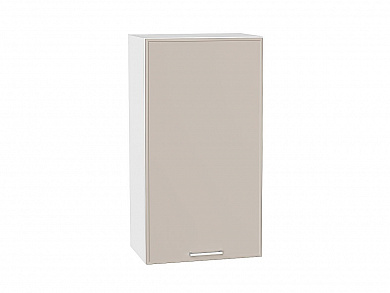 Шкаф верхний с 1-ой дверцей Квадро 920*500*321 Кашемир / Белый