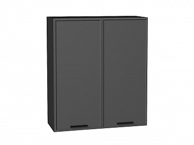 Шкаф верхний с 2-мя дверцами Фрейм 920*800*324 Stormy Silk / Graphite