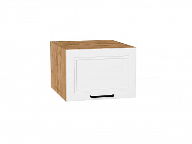 Шкаф верхний горизонтальный глубокий Нео 358*500*576 White Silk / Дуб Вотан