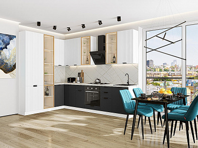 Евро Лайн-07 2340*2000/3000*600 Белый/Антрацит