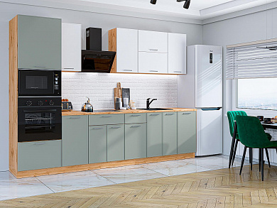 Квадро-01 2140*3000*600 Белый/Аквамарин