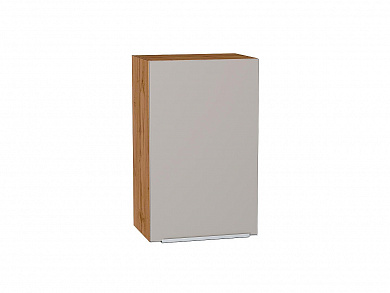 Шкаф верхний с 1-ой дверцей Фьюжн 716*450*320 Clay Silk / Дуб Вотан