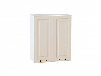 Шкаф верхний с 2-мя дверцами Ницца 716*600*318 Агат / Белый
