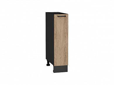 Шкаф нижний бутылочница Флэт 816*200*478 Natural Casella Oak 2S / Graphite