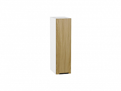 Шкаф верхний бутылочница Евро 716*200*318 Дуб песочный / Белый