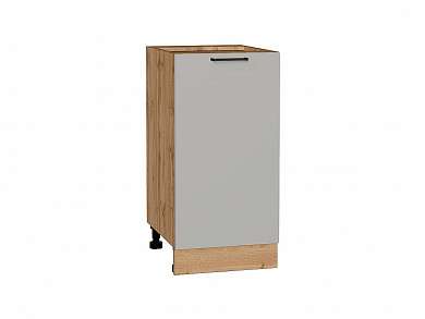 Шкаф нижний с 1-ой дверцей Флэт 816*400*478 Light Grey In 2S / Дуб Вотан