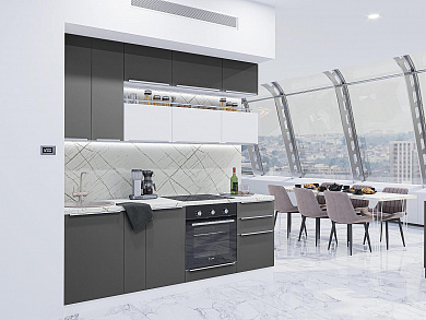 Фьюжн-01 2340*2300*600 Stormy Silk/Silky White