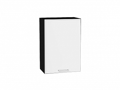 Шкаф верхний с 1-ой дверцей Квадро 716*500*321 Белый / Graphite