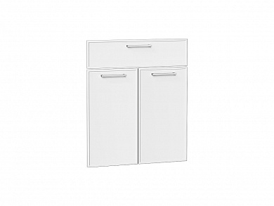 Комплект фасадов Квадро для каркаса Ф-41М Н601М/ШП601 708*596*19 Белый