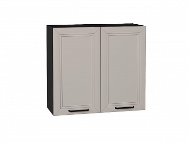 Шкаф верхний с 2-мя дверцами Нео 716*800*320 Clay Silk / Graphite