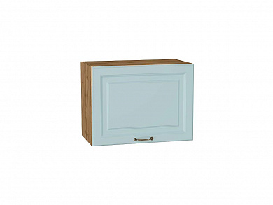 Шкаф верхний горизонтальный Ницца 458*600*318 Голубой / Дуб Вотан