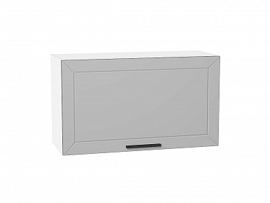 Шкаф верхний горизонтальный Глетчер 458*800*318 Гейнсборо Силк / Белый