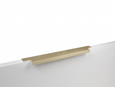 Ручка торцевая мебельная RAY RT109BSG.1 297*18*36 Брашированное cатиновое золото 