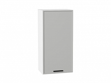 Шкаф верхний с 1-ой дверцей Фрейм 920*450*324 Grey Silk / Белый