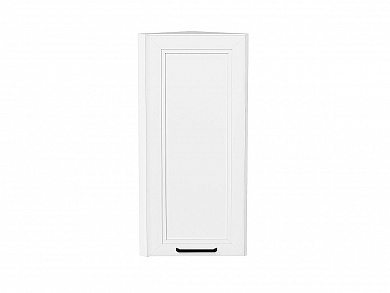 Шкаф верхний торцевой Нео 920*300*306 White Silk / Белый