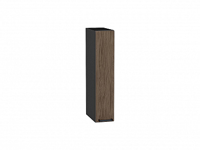 Шкаф верхний бутылочница Флэт 716*150*318 Brown Casella Oak 2S / Graphite