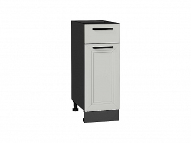 Шкаф нижний с 1-ой дверцей и ящиком Нео 816*300*480 Grey Silk / Graphite