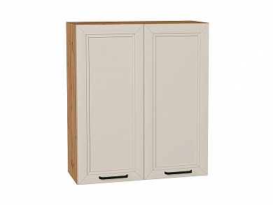 Шкаф верхний с 2-мя дверцами Нео 920*800*320 Cream Silk / Дуб Вотан