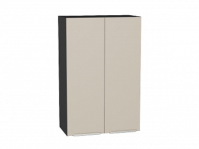 Шкаф верхний с 2-мя дверцами Фьюжн 920*600*320 Cream Silk / Graphite