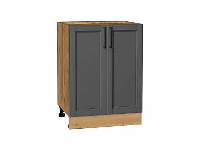 Шкаф нижний с 2-мя дверцами Сканди 816*600*480 Stormy Silkwood / Дуб Вотан